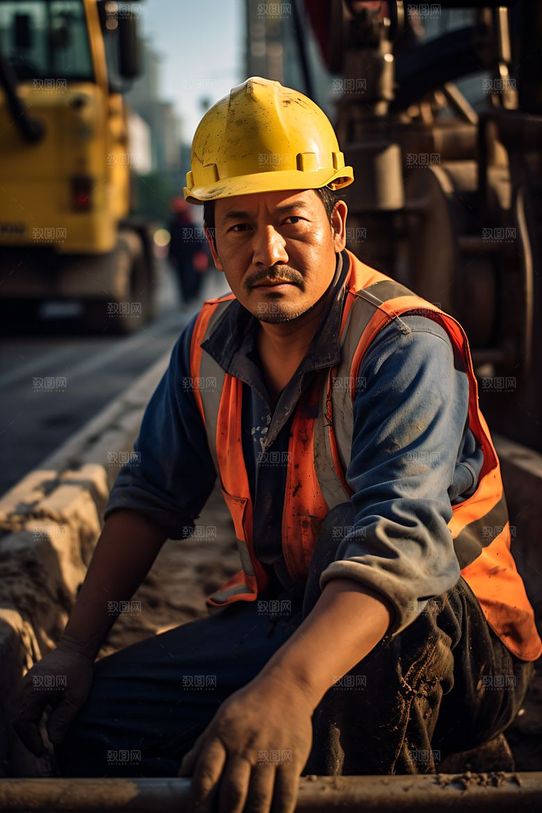 工人施工人物建造摄影图