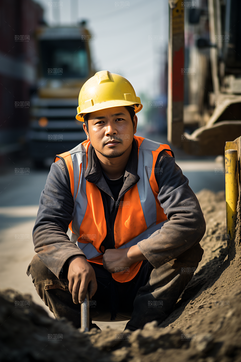 工人施工建造人物摄影图