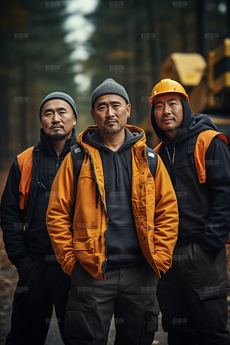 工人施工高清人物摄影图