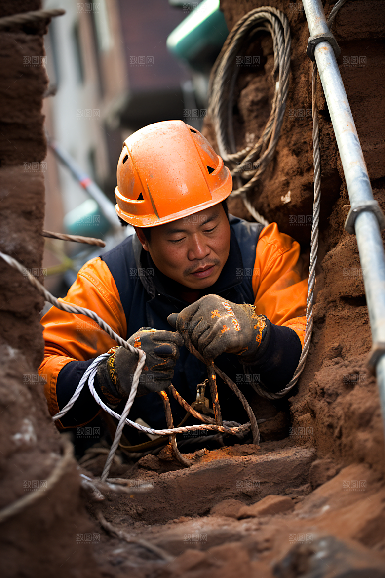 工人施工人物建设摄影图