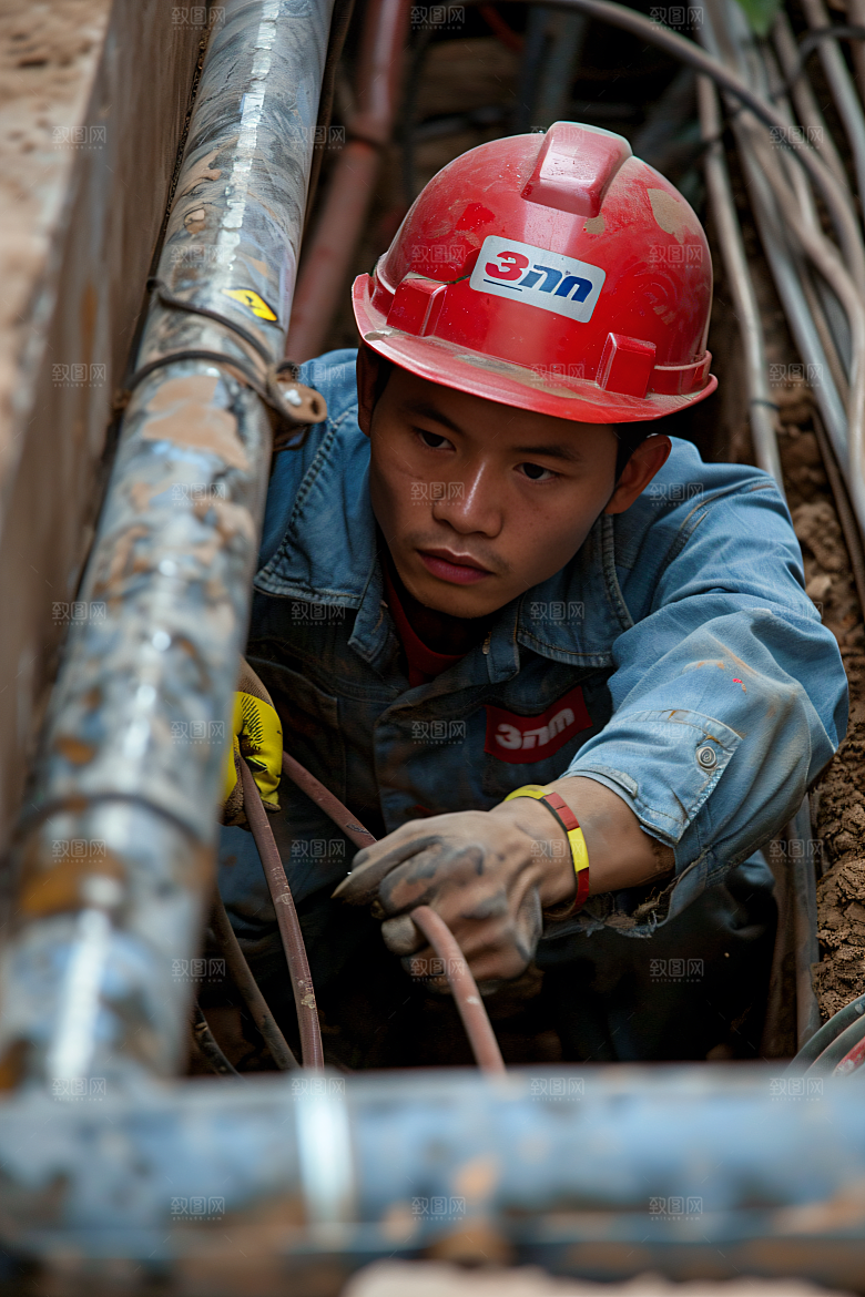 工人施工建设人物摄影图