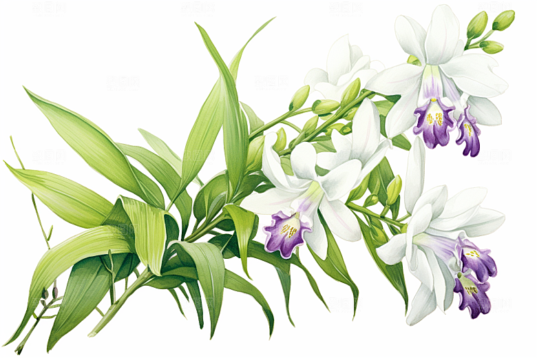 石斛医学中医插画