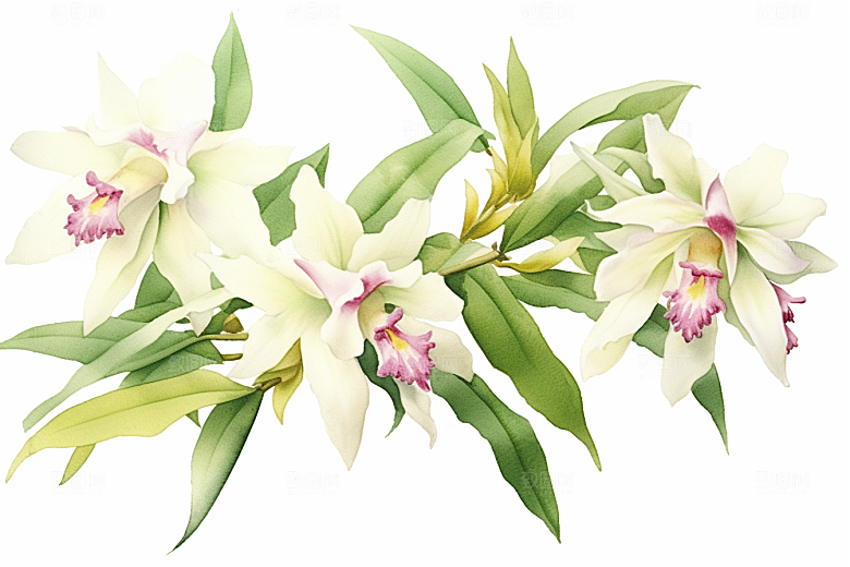 石斛中医药方插画