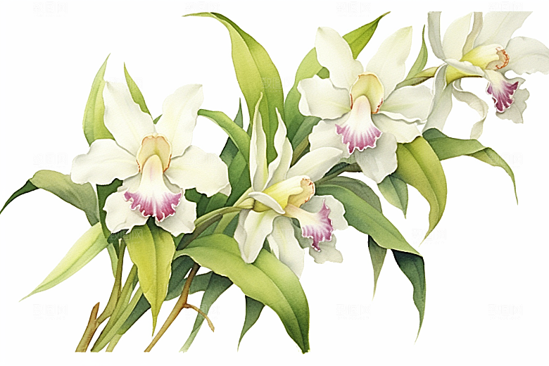 石斛健康药方插画