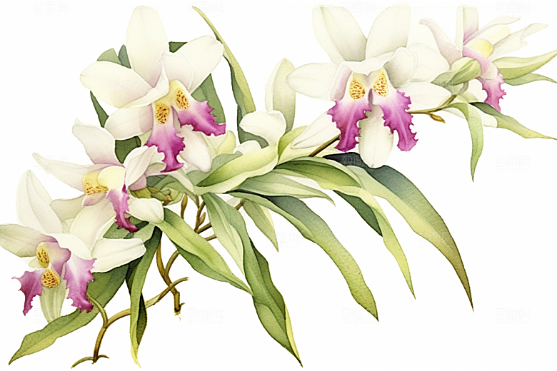 石斛健康药方插画
