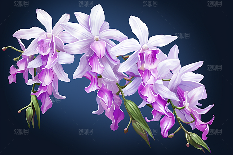 石斛药方中医插画