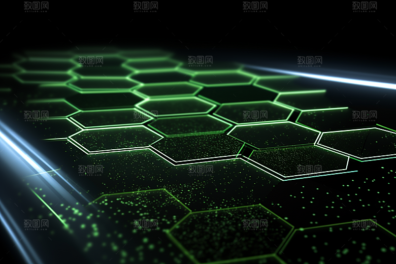 石墨烯网状结构背景