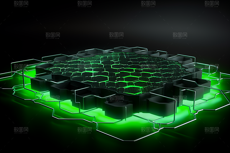 石墨烯肌理科技感背景