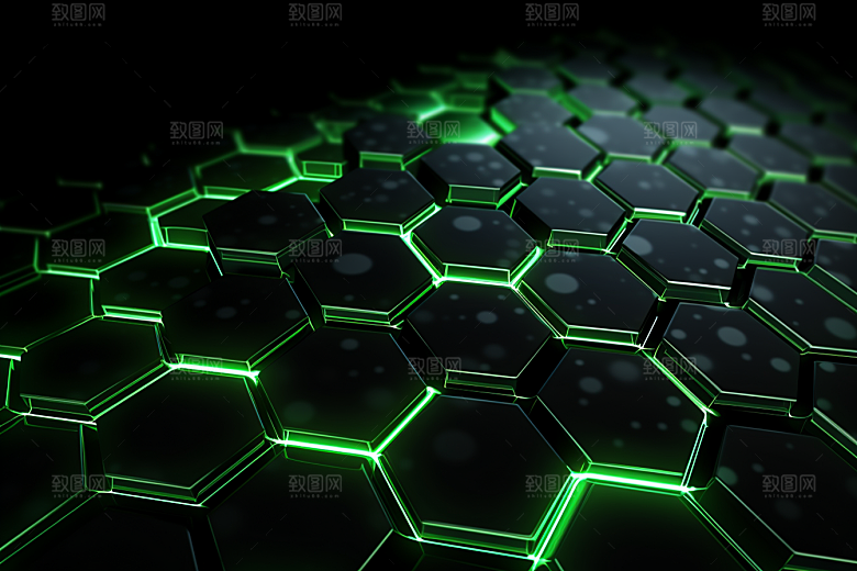 石墨烯科技感微观背景