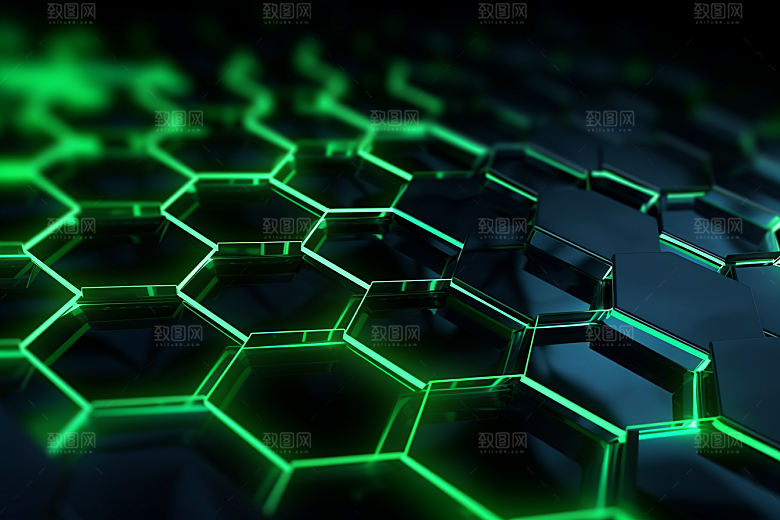 石墨烯高清科技感背景