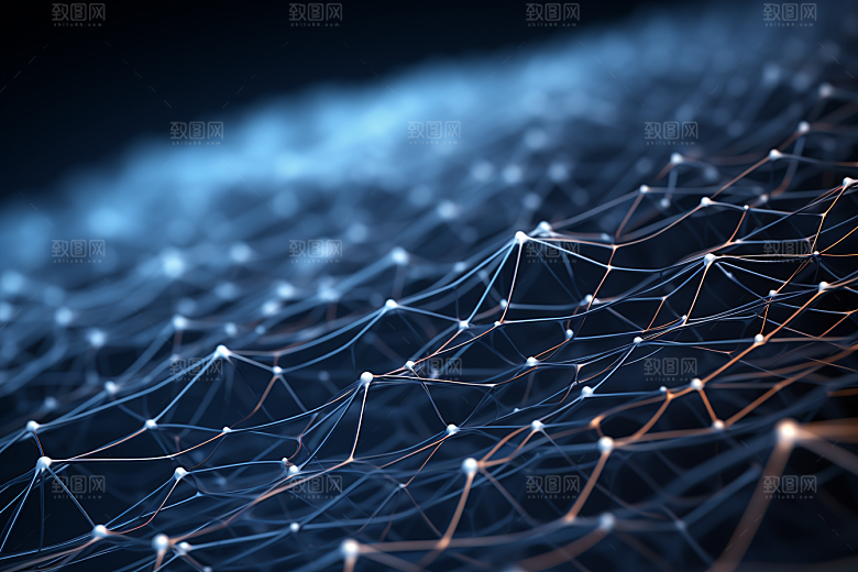 石墨烯化学科技感背景