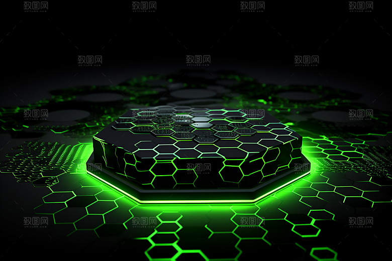 石墨烯网状微观背景