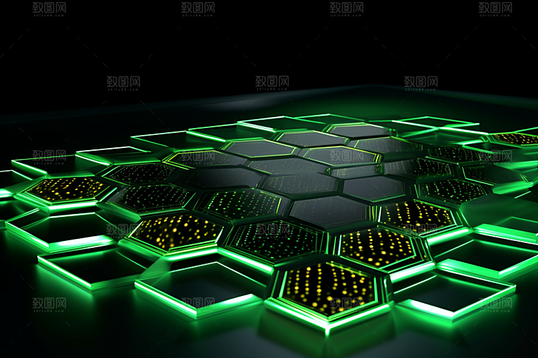 石墨烯结构高清背景