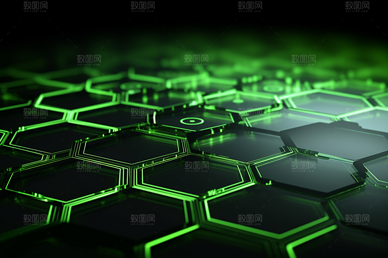 石墨烯科技感元素背景