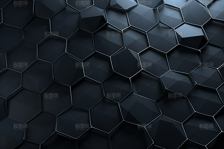 石墨烯科技感物理背景