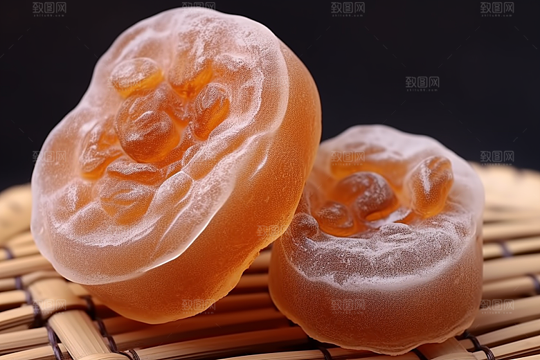 糖霜柿饼甜蜜高清摄影图