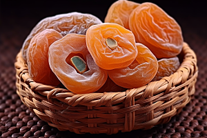 糖霜柿饼甜蜜高清摄影图