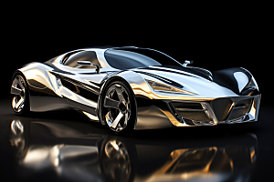 时尚跑车豪车3D模型效果图