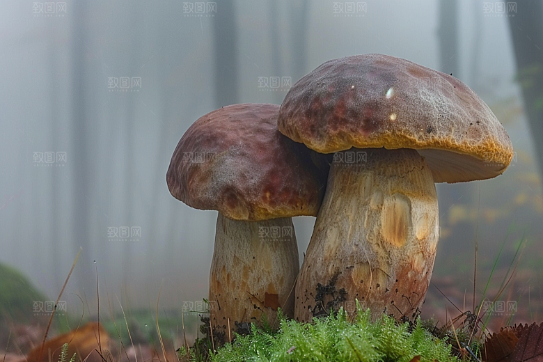 菌菇山珍美食摄影图