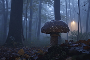 菌菇蘑菇山珍摄影图