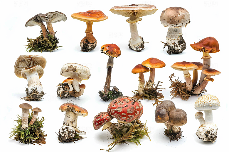 菌菇山珍高清摄影图