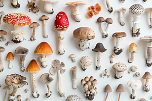 菌菇鲜味食用菌摄影图