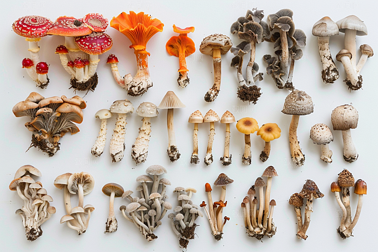 菌菇高清山林摄影图