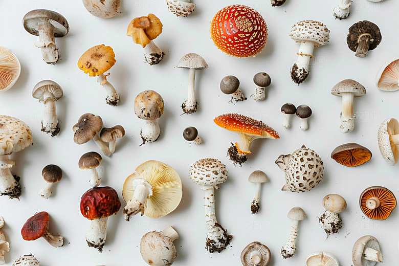 菌菇美味山林摄影图