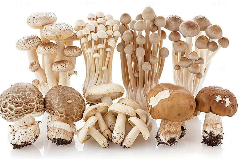 菌菇食材山林摄影图