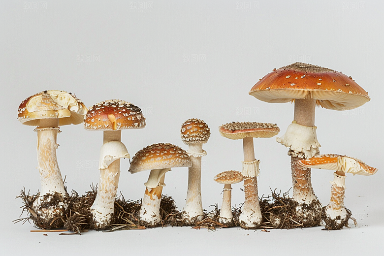 菌菇山珍高清摄影图