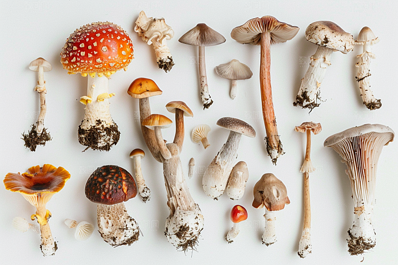 菌菇菌类鲜味摄影图