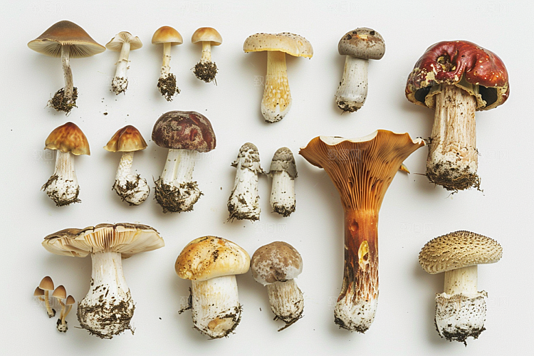 菌菇山珍美味摄影图