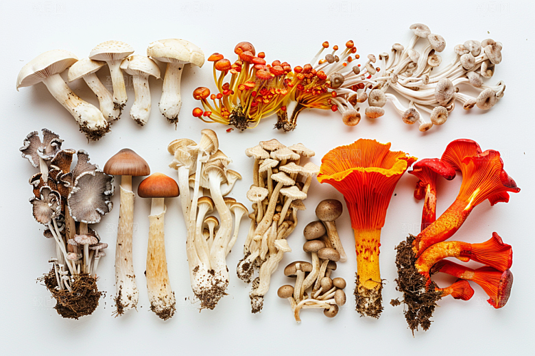 菌菇山林山珍摄影图