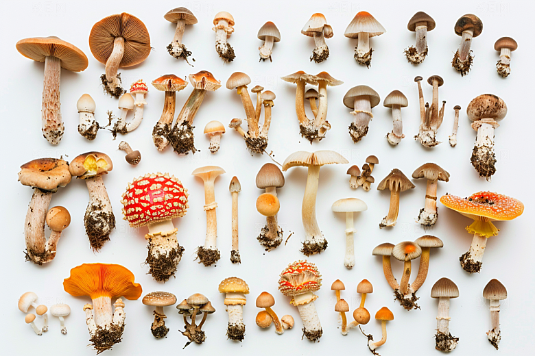 菌菇美食山林摄影图