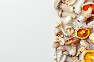 菌菇食用菌山珍摄影图