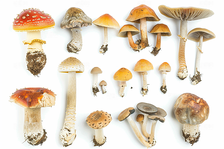 菌菇蘑菇高清摄影图