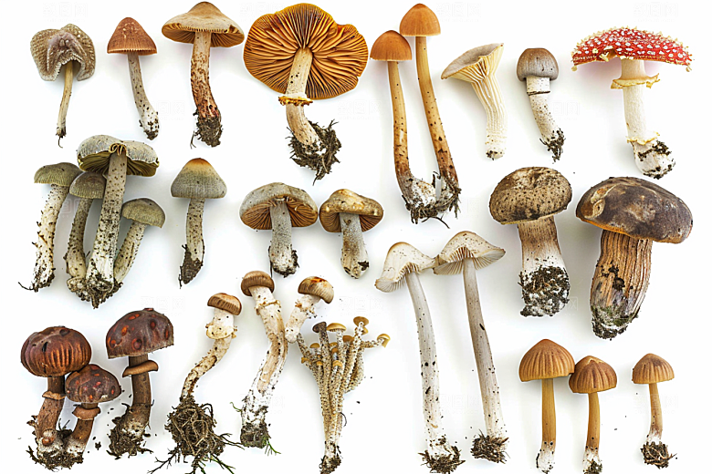 菌菇山林山珍摄影图