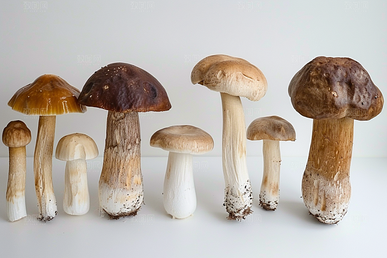 菌菇菌类食用菌摄影图