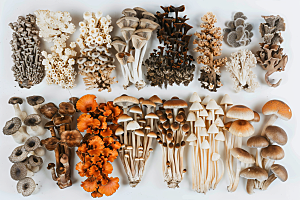 菌菇山林鲜味摄影图