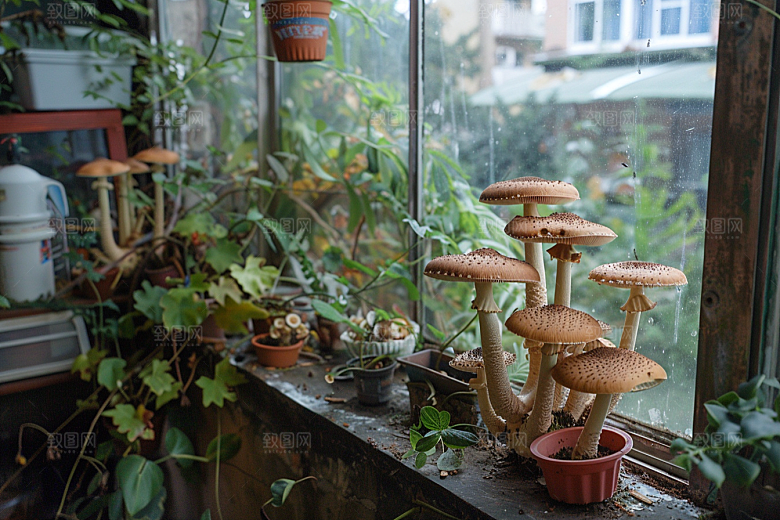 菌菇美味山野摄影图