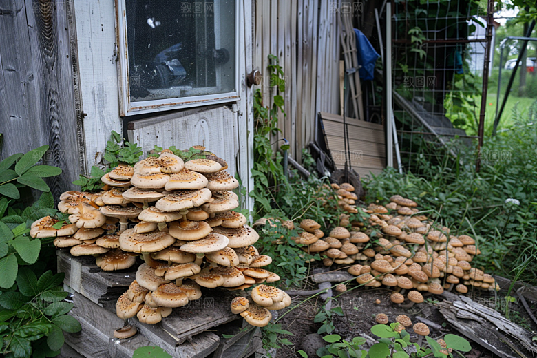 菌菇山珍美食摄影图
