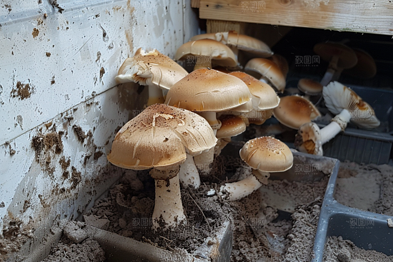 菌菇食用菌山珍摄影图