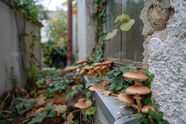 菌菇山野美食摄影图
