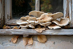 菌菇高清食用菌摄影图