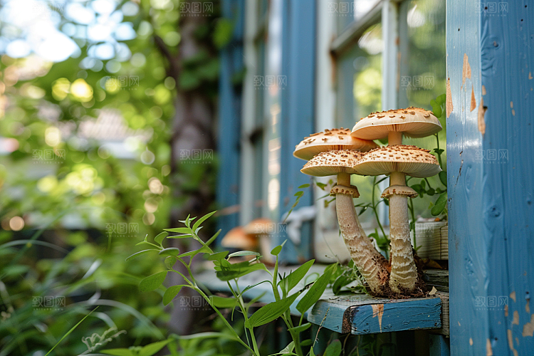 菌菇食用菌美味摄影图