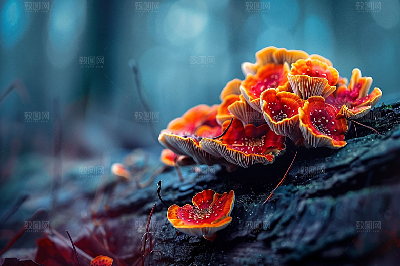 菌菇采菌子云南摄影图