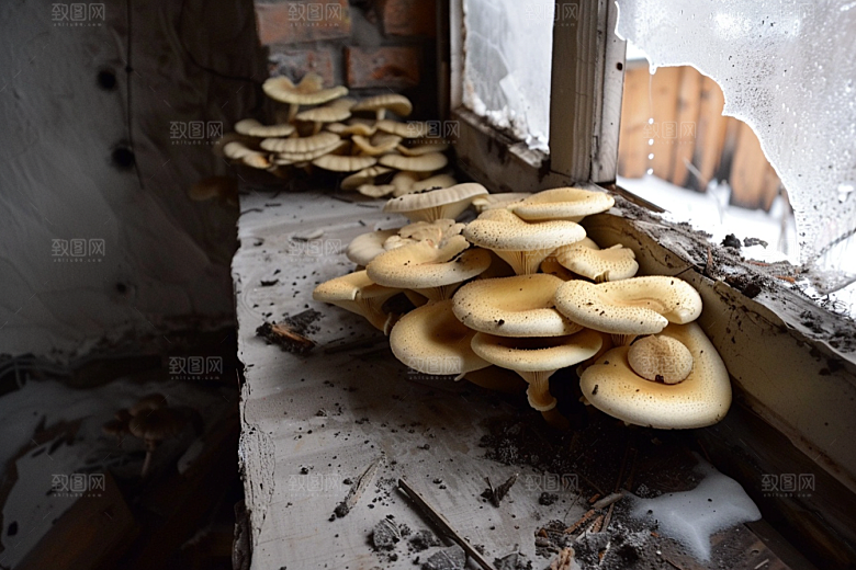 菌菇菌类美食摄影图