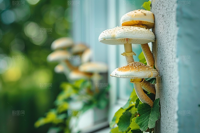 菌菇菌类采菌子摄影图