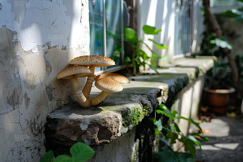 菌菇菌类鲜味摄影图