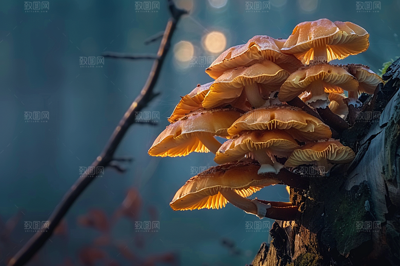 菌菇鲜味食用菌摄影图